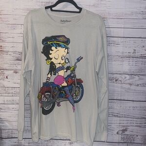 Urban Outfitters Betty Boop Biker Motorcycle Tee